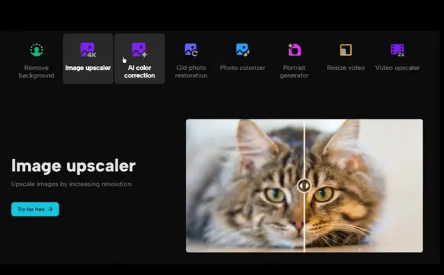CapCut for PC Free Professional and Latest Version for Windows/Laptops 3 CapCut Image upscaler